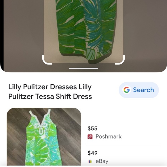 Lilly Pulitzer Tessa Dress Size 2 Shift Tropical Green White Embroidered Zip Up - Picture 3 of 15